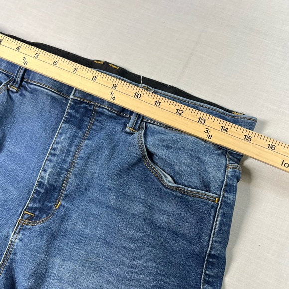 Knox Rose Jeans Womens Size 10 Med Blue Wash Denim Elastic Waist Cotton Blend - Picture 7 of 10